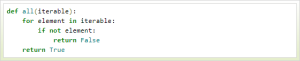 云计算开发：Python内置函数-all() 函数详解