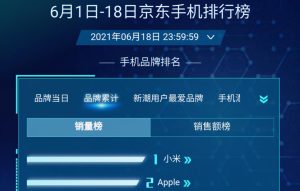 小米虽然夺得了618第一，但是单款手机销量王者还是苹果